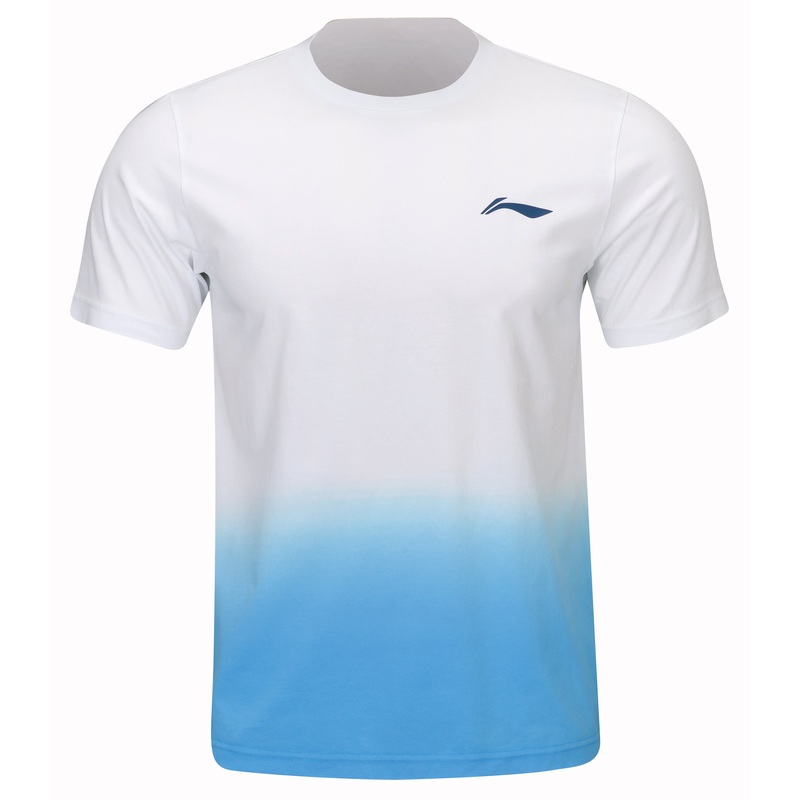 Unisex Sportshirt Ozean wei/blau – AHST355-1