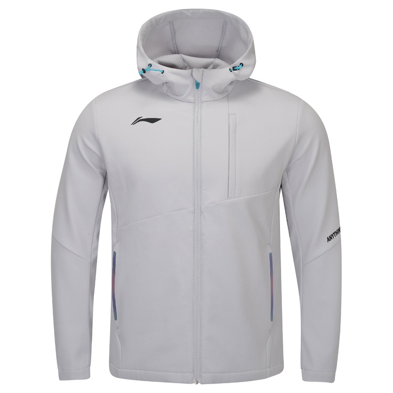 Unisex Windbreaker Strip Color – grau – AFDT659-2