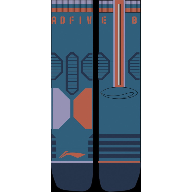 Herren Basketballsocken Badfive Series Circles blau – AWLS267-3