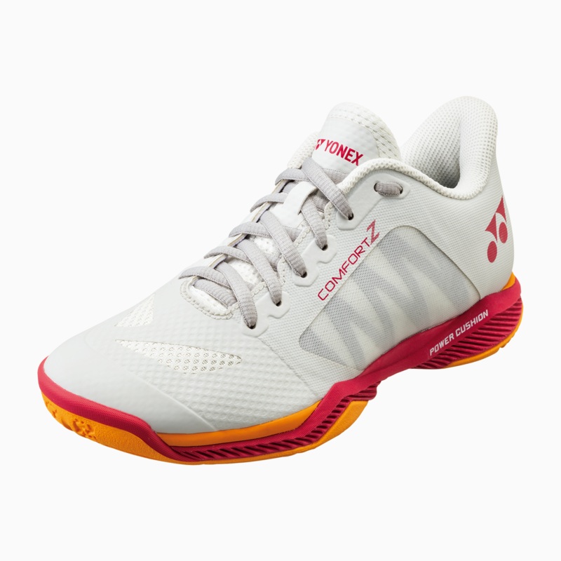 NEW 2025 Yonex Power Cushion Comfort Z (Off White/Red) Ladies Badminton Shoes