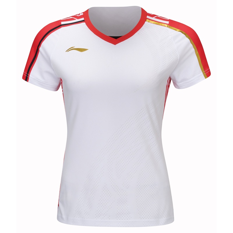 Damen Sportshirt International Stars wei/rot – AAYT074-1