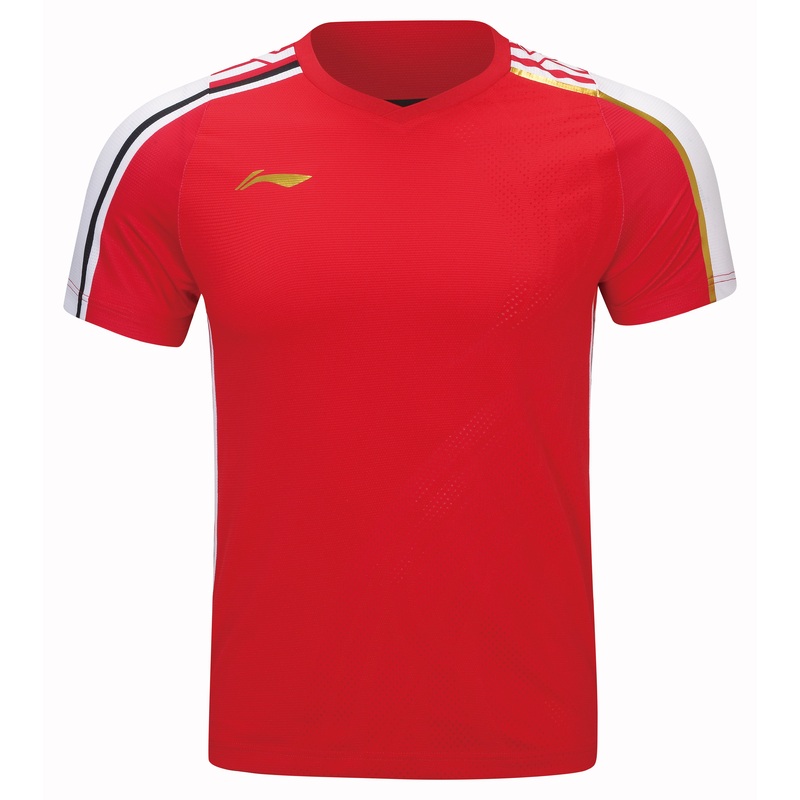 Herren Sportshirt International Stars rot/wei – AAYT073-2