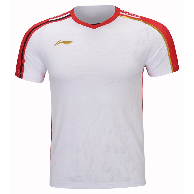 Herren Sportshirt International Stars wei/rot – AAYT073-1