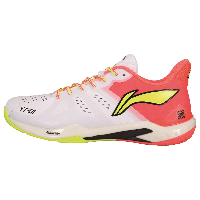Unisex Badmintonschuh Wolke wei/rot – AYAS028-4
