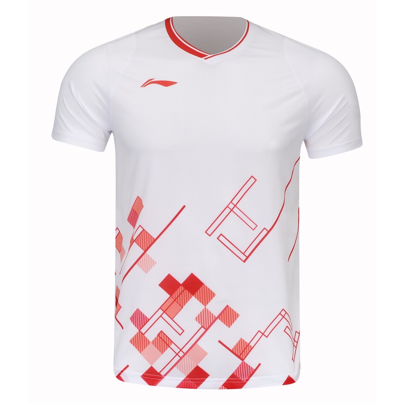 Unisex Sportshirt China Youth Team Fan-Edition wei/rot – AAYT057-1