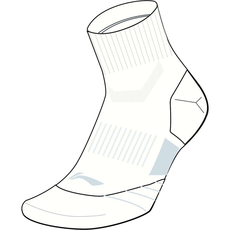 Unisex Sportsocke mid-cut Essential wei – AWST019-2