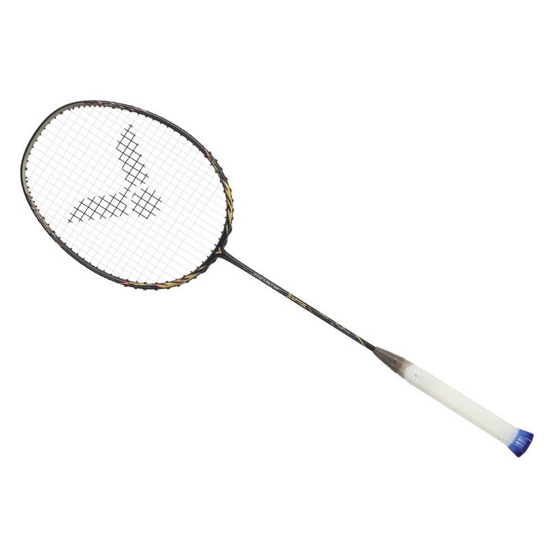 Victor Thruster Raptor (Black/Gold) 83 Grams Badminton Racquet