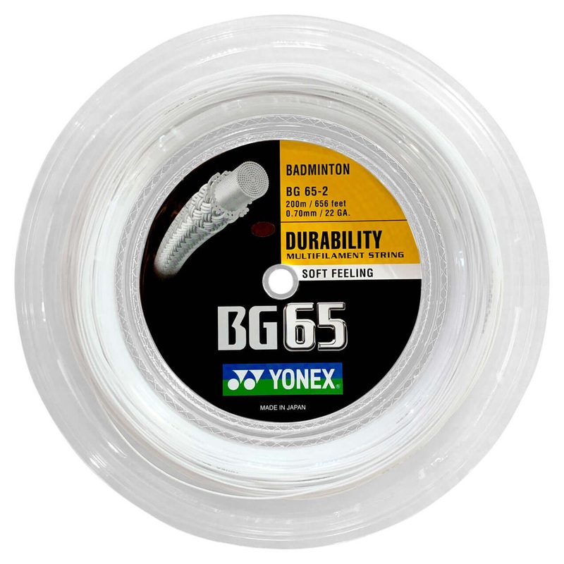 YONEX BG-65 Badminton String [200m Reel]