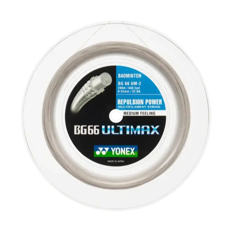 Yonex BG-66 Ultimax Badminton String [200m Reel]