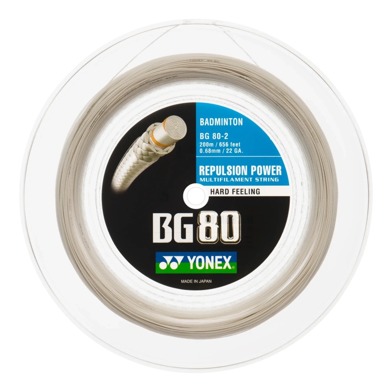 Yonex BG-80 Badminton String [200m Reel]