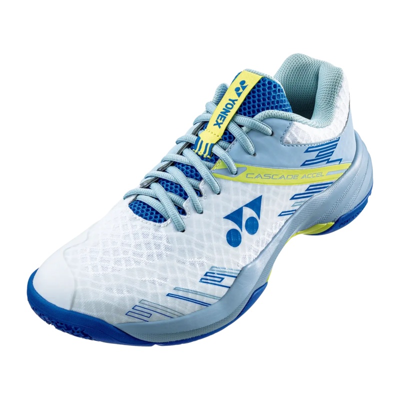 Yonex Power Cushion Cascade Accel Badminton Shoes (Smoke Blue/White)