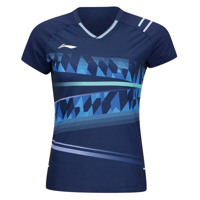 Damen Wettkampfshirt International  Players PUSH – blau – AAYU132-4