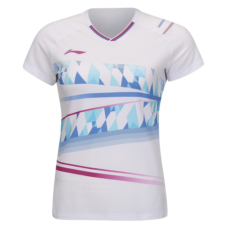 Damen Wettkampfshirt International  Players PUSH – wei – AAYU132-2