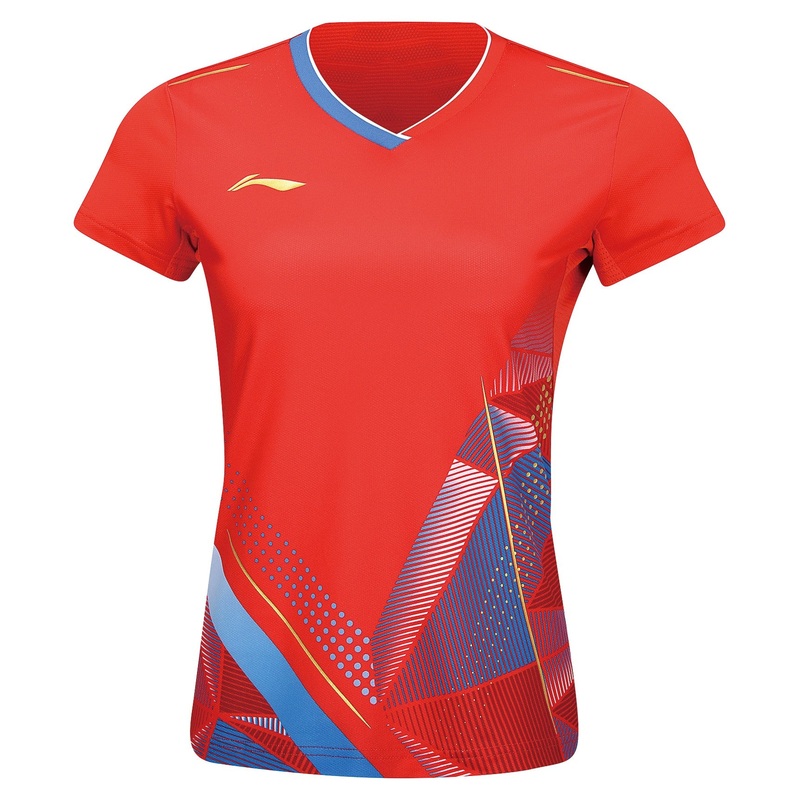 Damen Wettkampfshirt International Teams WIND – rot – AAYU128-3