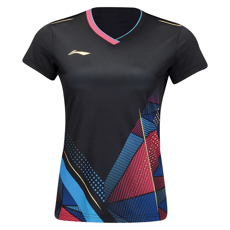 Damen Wettkampfshirt International Teams WIND – schwarz – AAYU128-1