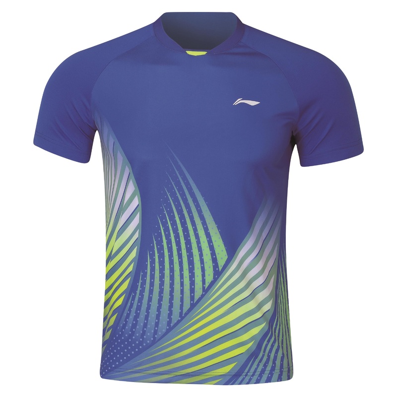 Herren Competition Top Team Line blau – AAYQ067-1
