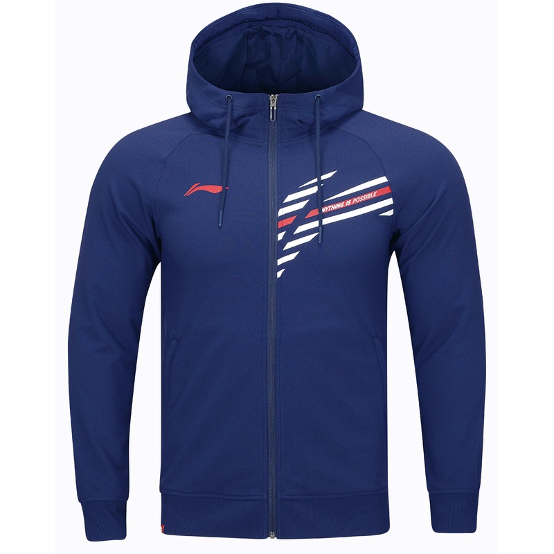Herren Jacken-Hoody Li-Ning Style – blau – AWDT847-5