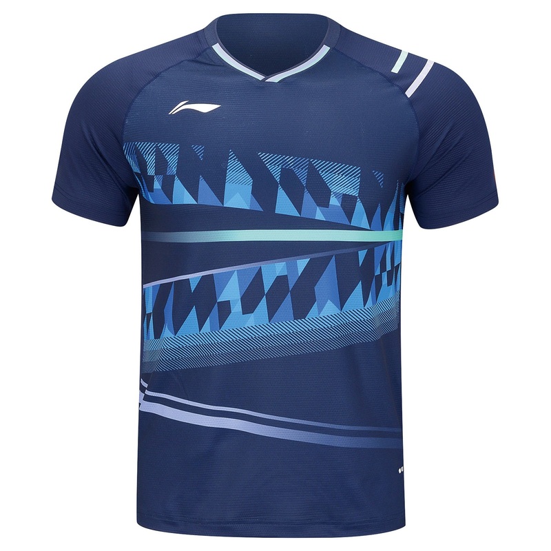 Herren Wettkampfshirt International  Players PUSH –  blau – AAYU131-4