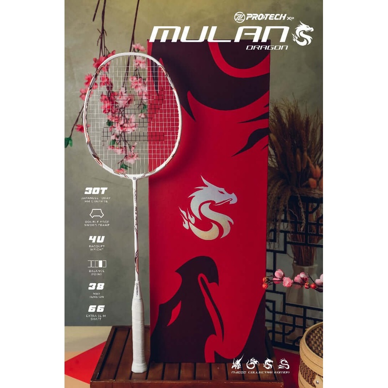 PROTECH Badminton Racquet Mulan Dragon Magic Series (Collective Edition)