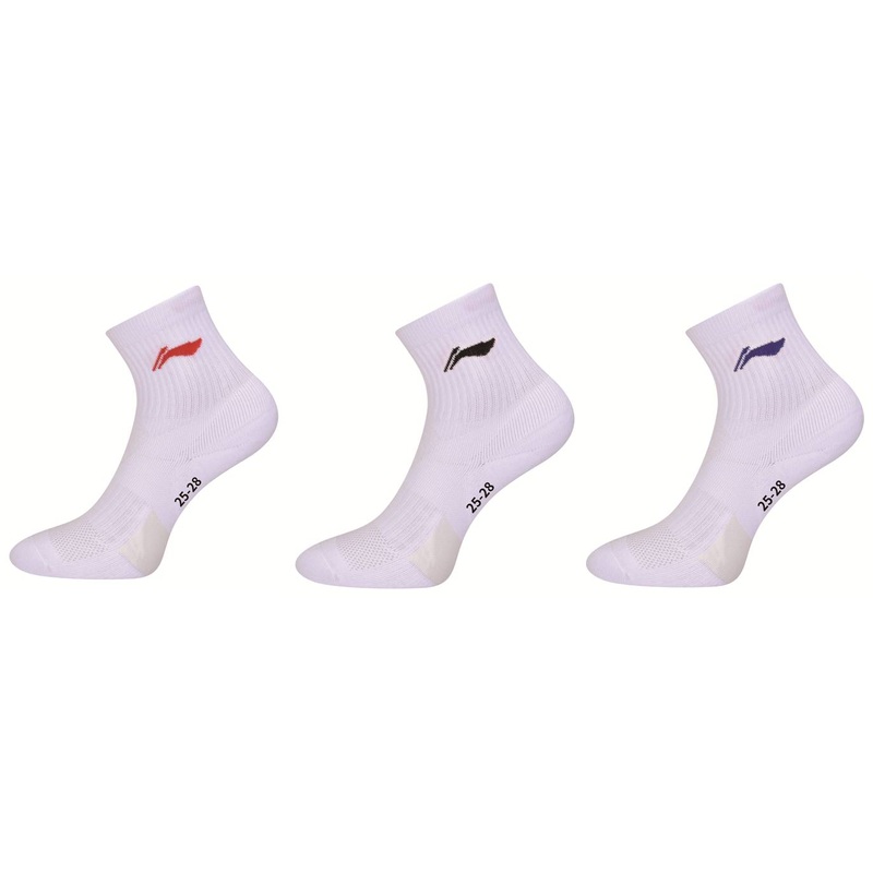 Sportsocken Dreierpack wei (3-pack) – AWTS003-2 25-28cm (L)
