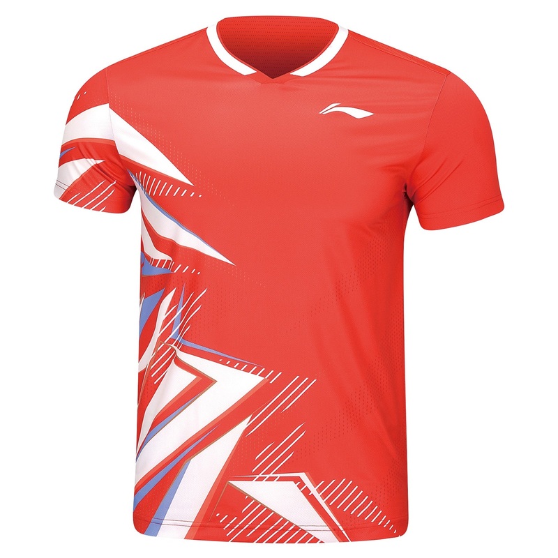 Unisex Wettkampfshirt  Fan-Edition China Youth Team FIGHT – rot – AAYU135-3