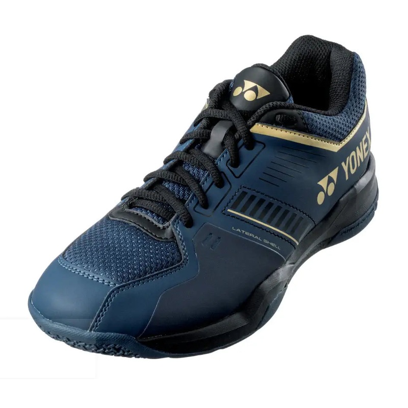 Yonex Strider Flow (Wide) Power Cushion Badminton Shoes (Navy/Gold)
