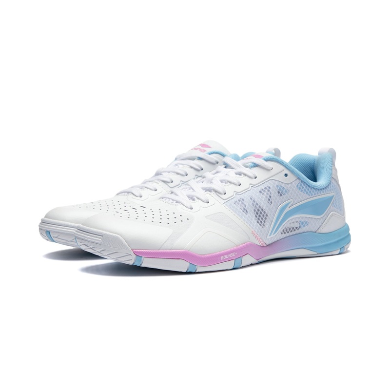 Tischtennis Schuh Hawk Eye 2.0 Pro – wei/rosa/blau – APPU023-7