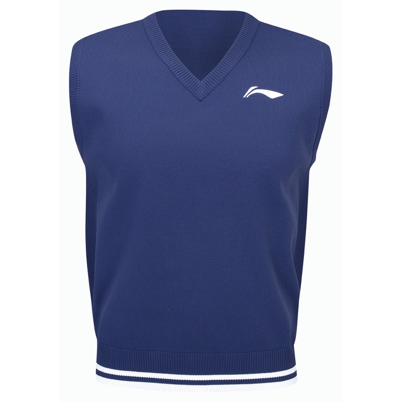 Unisex Weste/Pullunder Elegance – blau – AMVU045-3