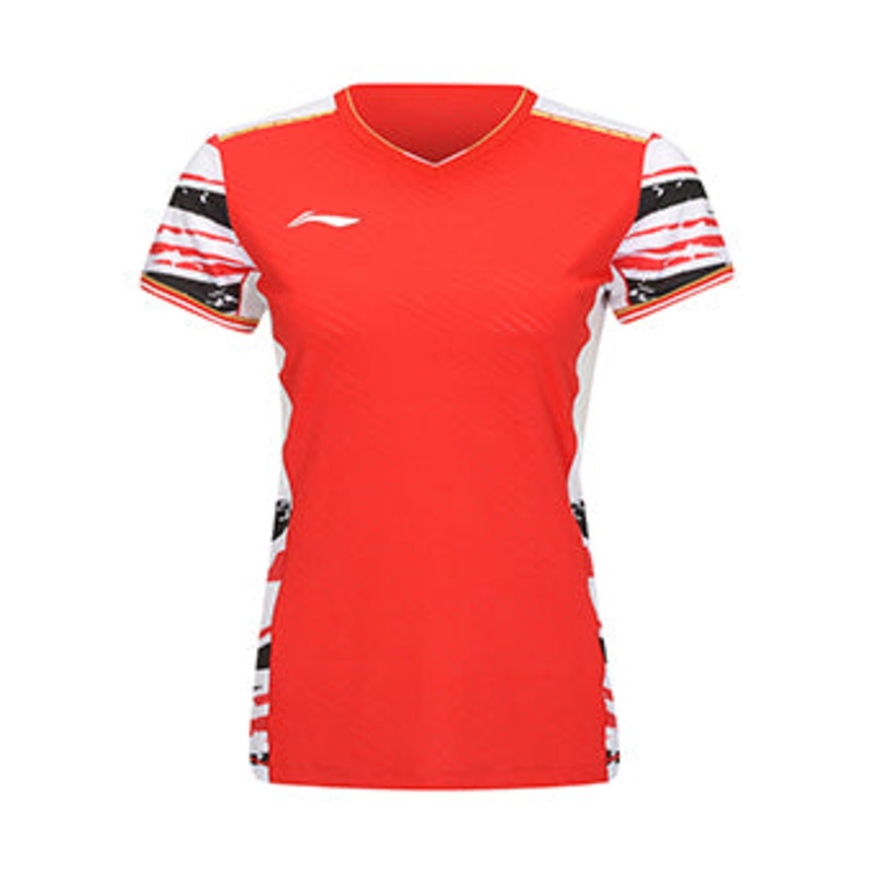 Damen Wettkampfshirt International Teams Ocean  – rot – AAYV056-1