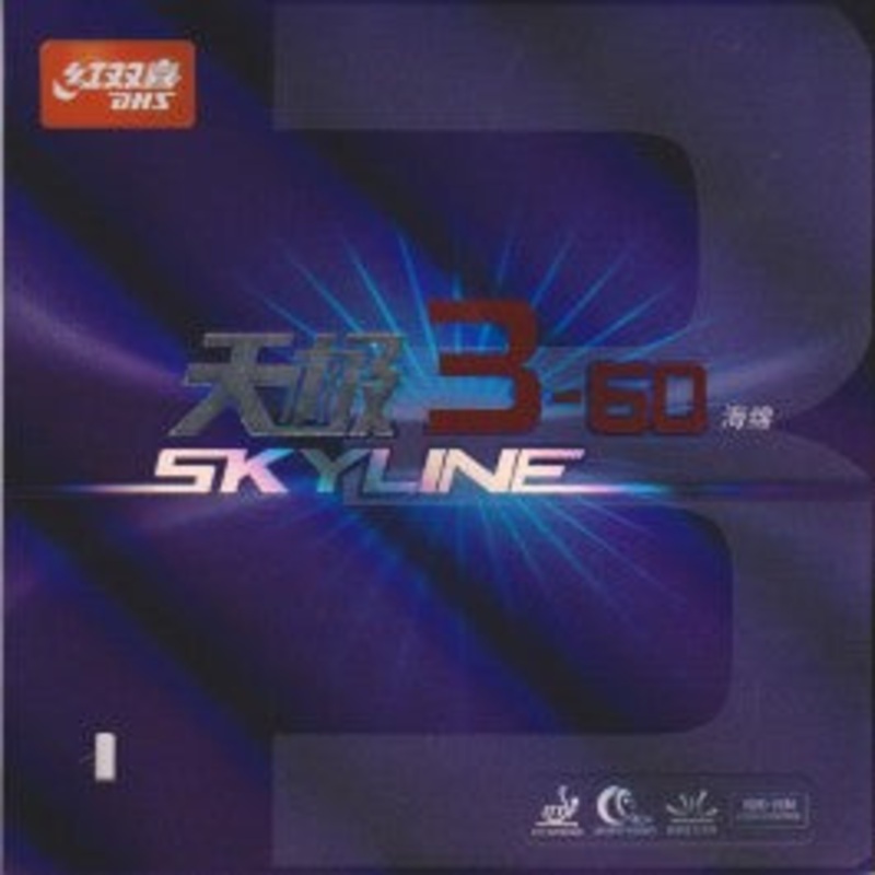 DHS Skyline 3-60 Belag 35 2,1mm rot  – DXDJ011-4