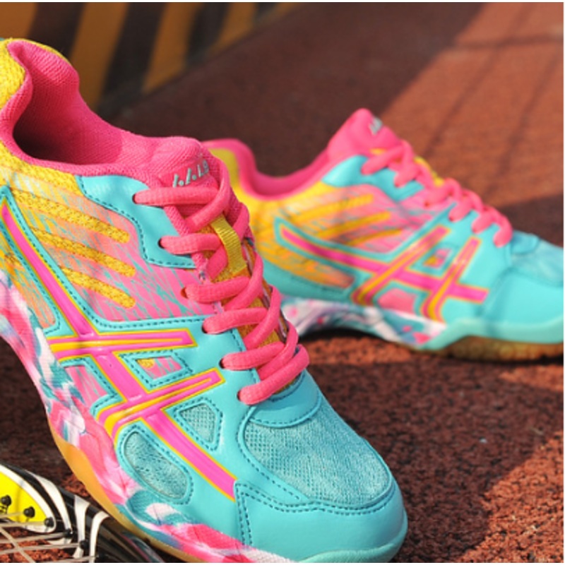 Female Colourful Value Badminton Shoes – Blue/Pink