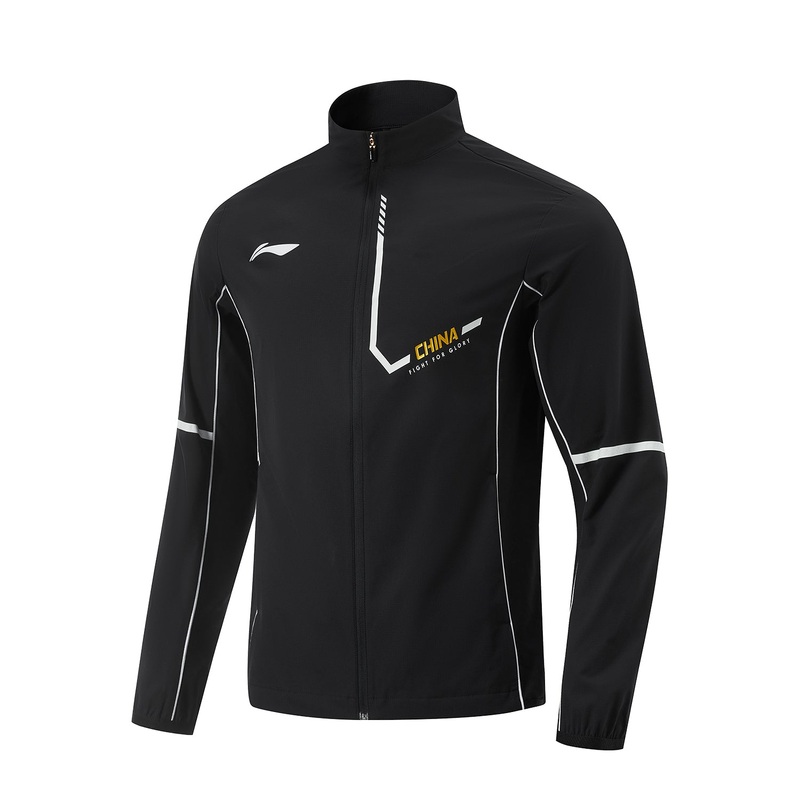 Herren China National Team Trainingsjacke 2025 schwarz – AYYV011-1