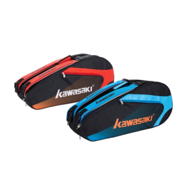 Kawasaki 6 racket badminton bags KBB-8690 Blue/Red