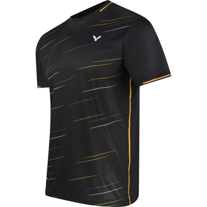 Professional Badminton Victor T-Shirt 23100 c Unisex Black Junior/Adult
