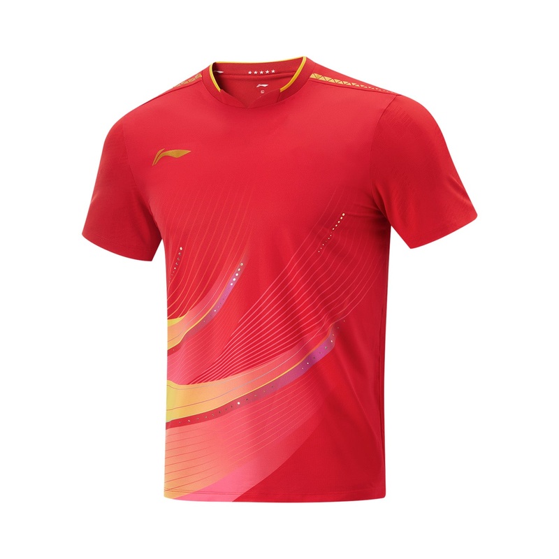 Tischtennis China National-Team Wettkampftrikot 2025 rot – AAYV097-1