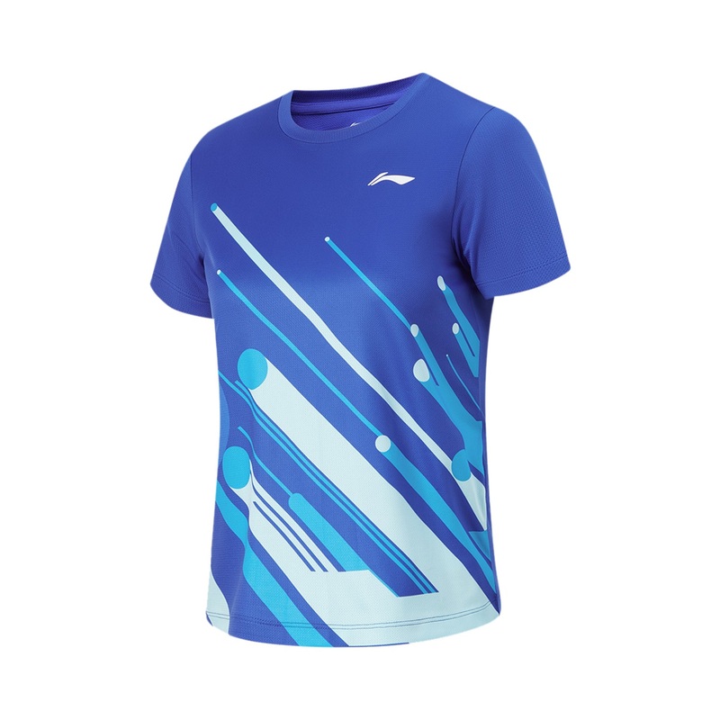 Tischtennis Kinder Set (Shirt und Short) Power Line blau/schwarz – AATU048-1