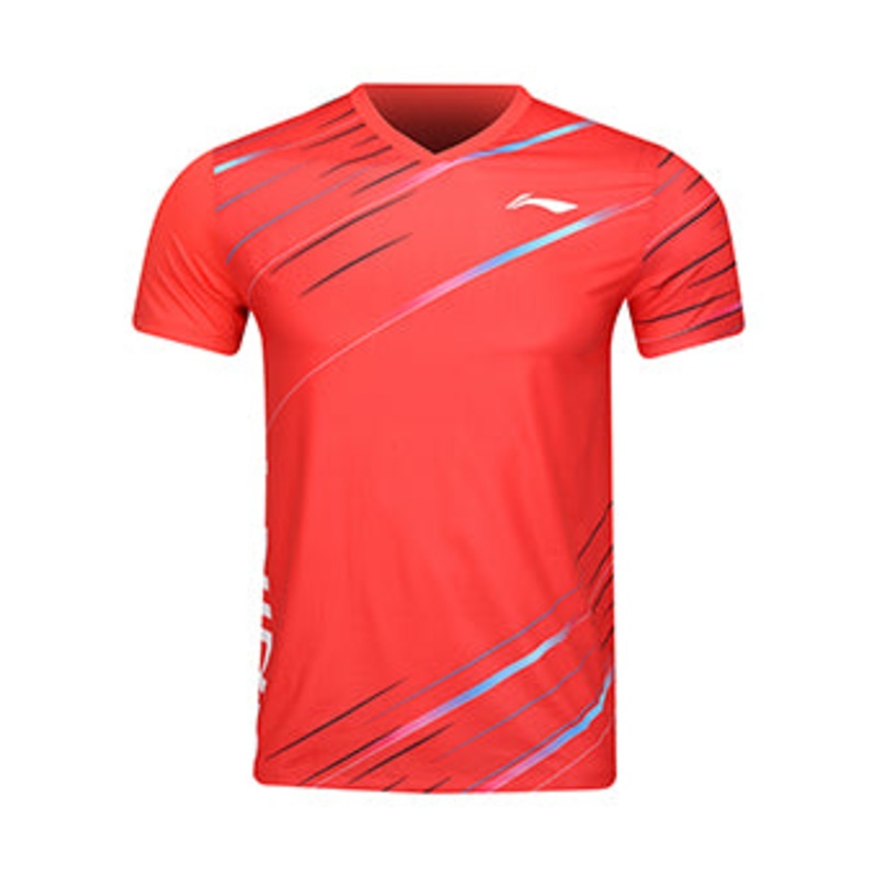 Herren Team-Sportshirt Dynamic rot – AAYV027-3