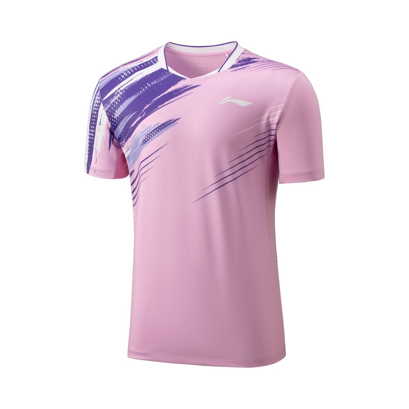 Herren Wettkampfshirt National Teams Lines – hell-lila – AAYV025-4