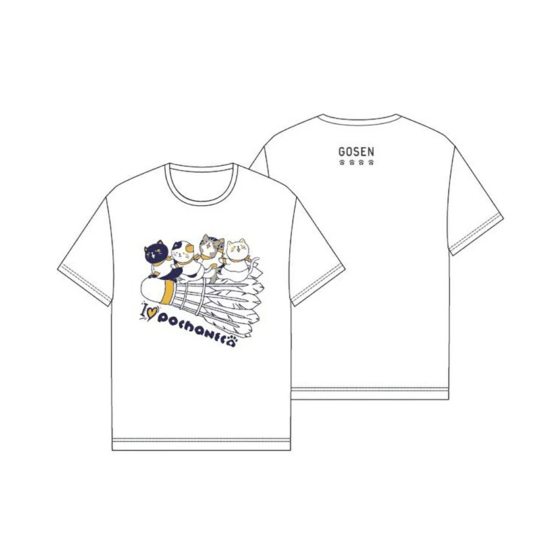 Gosen Pochaneco Unisex T-Shirt [White](NPT63)