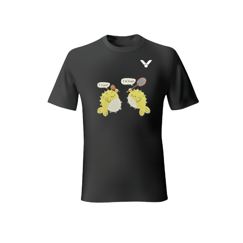 JZONE Limited Edition Puffer Fish I’m Puff, I’m Tough Shirt [Black]