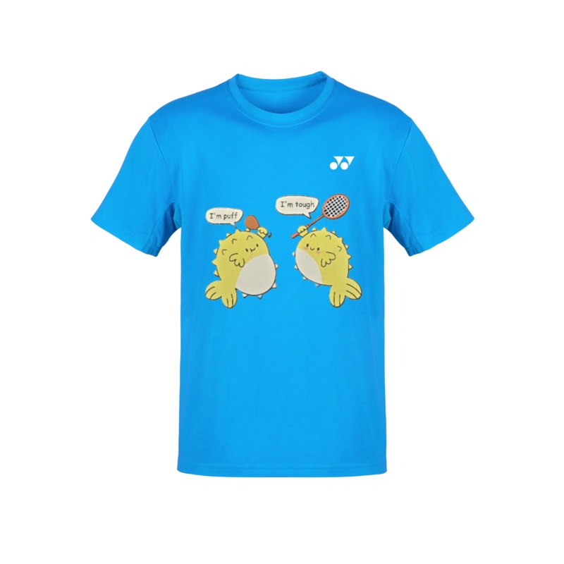 JZONE Limited Edition Puffer Fish I’m Puff, I’m Tough Shirt [Blue]