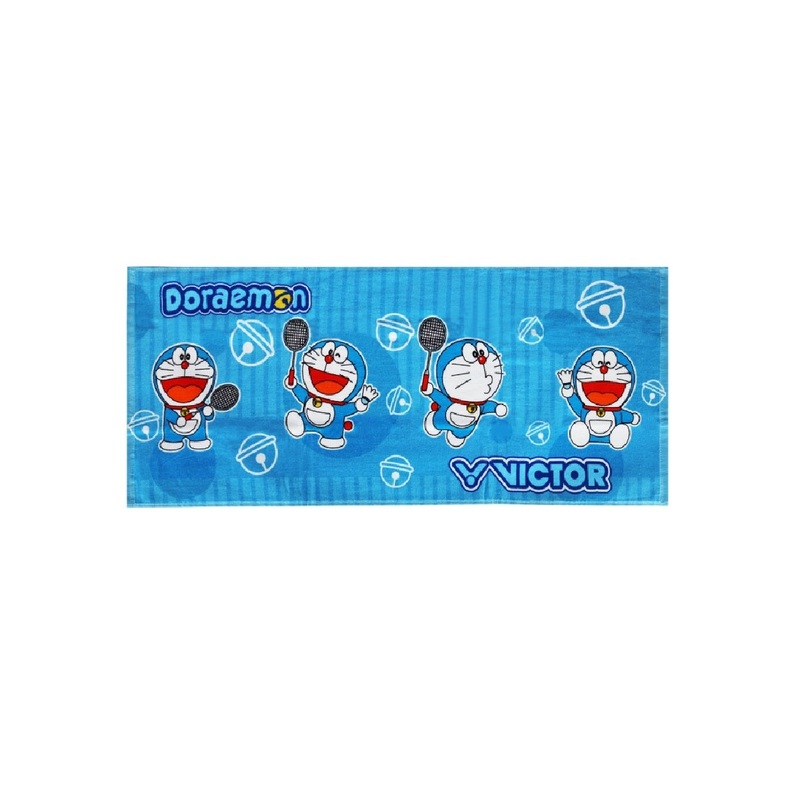 Victor X Doraemon Towel Towel [Blue](C-4204DRM)
