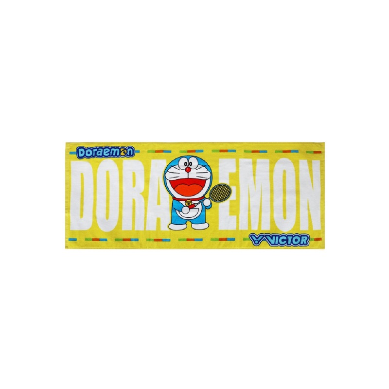 Victor X Doraemon Towel Towel [Yellow](C-4204DRM)