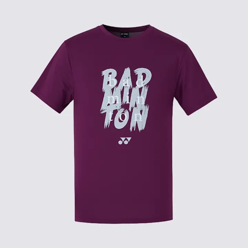 YONEX 21 FW Men’s Round T-Shirt Plum 219TR011M