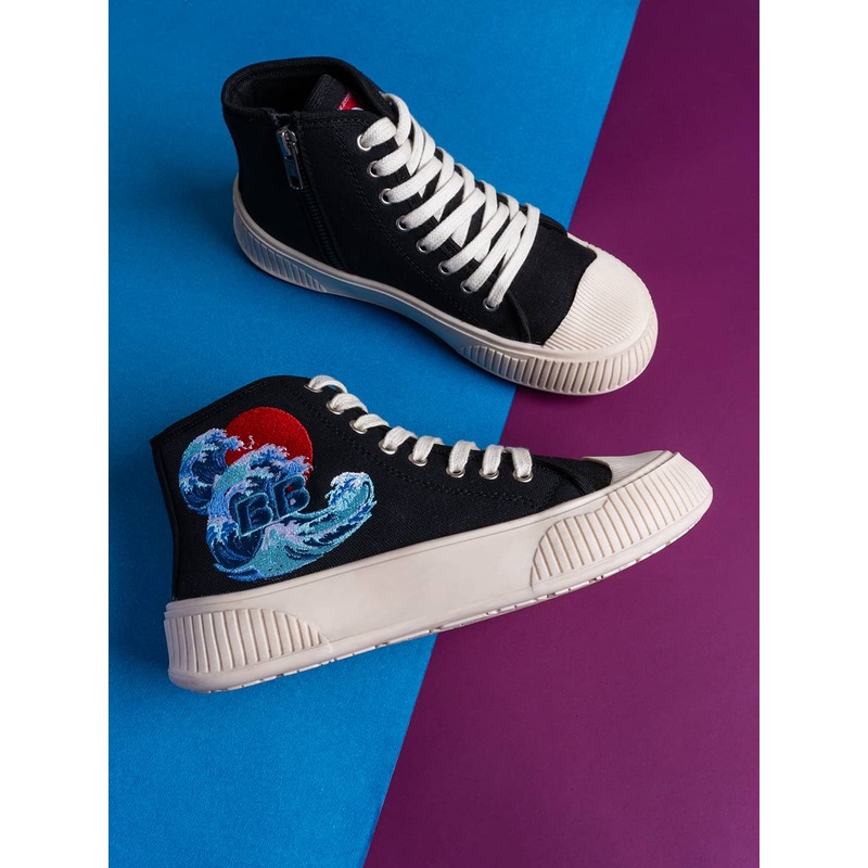 Bacca Bucci Women’s High-Top Sneakers – Kawaii Kicks Collection