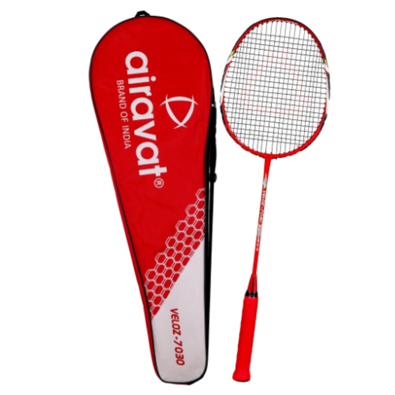 BADMINTON RACKET VELOZ 7030|Red|Yellow