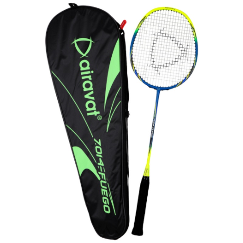 BADMINTON RACKET FUEGO 7014|Green|Yellow|Red