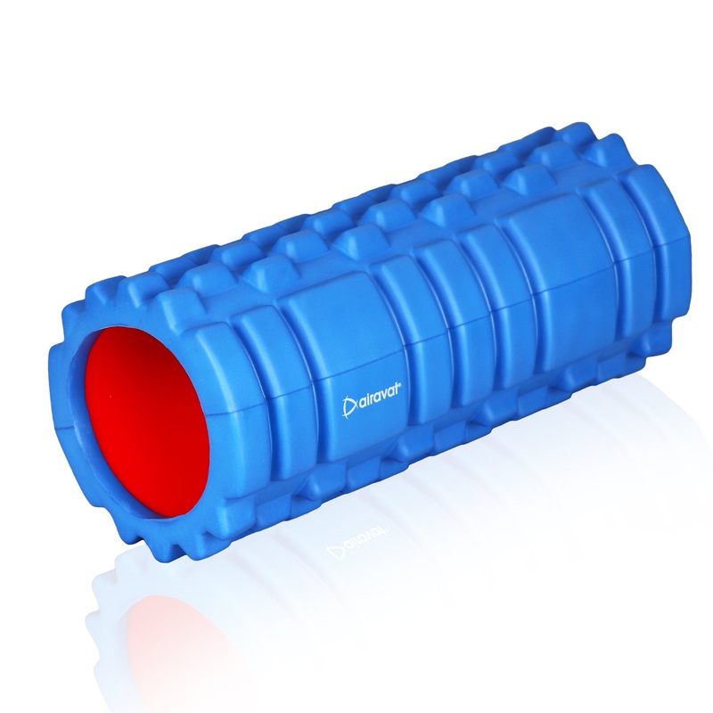 FOAM ROLLER HOLLOW 33CM|Blue|Black|Light green|Purple