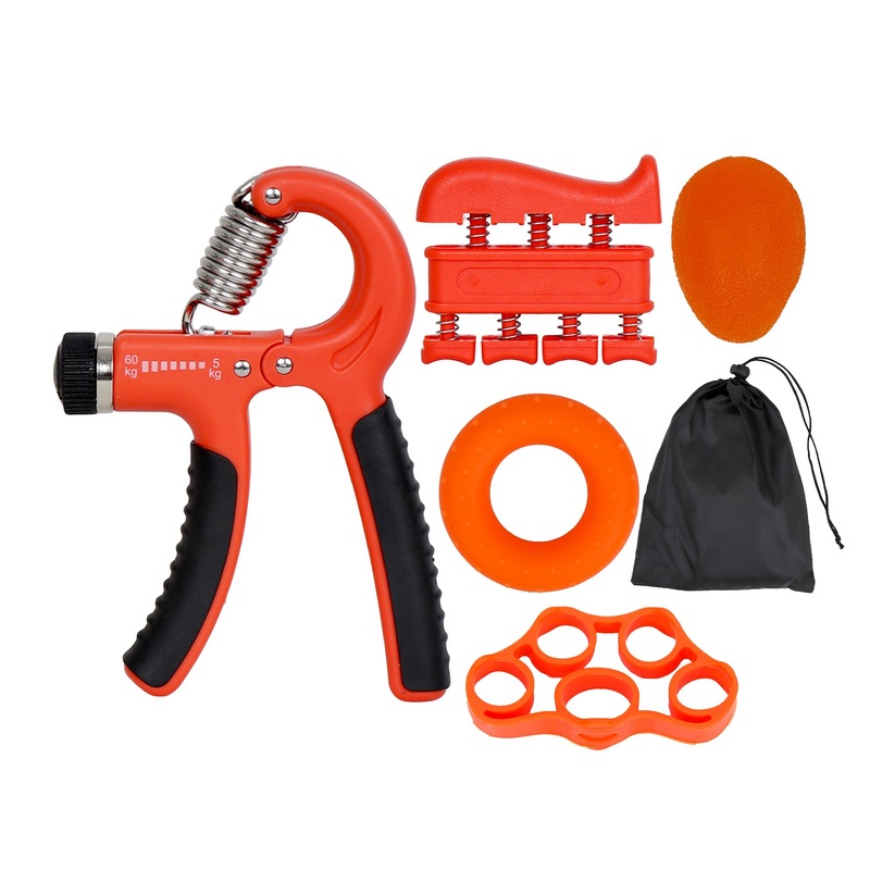 5 PCS HAND GRIP STRENGTHENER|Orange|Blue|Black|Green