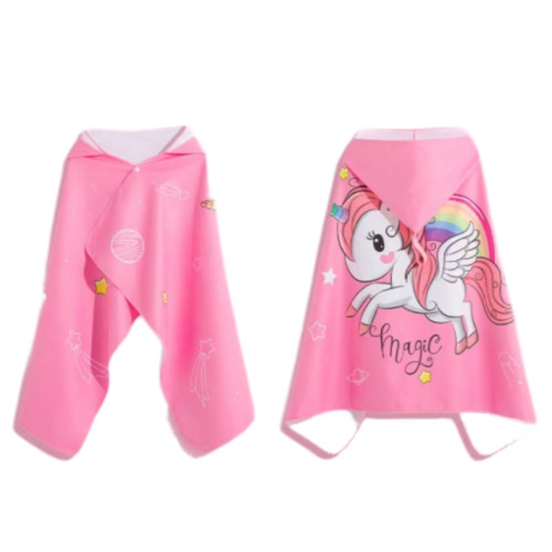CHILDREN SWIMMING TOWEL WITH HODDIE